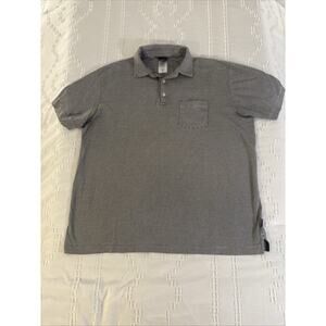 Patagonia Men’s XL Organic Cotton Striped Polo Shirt Black White Casual